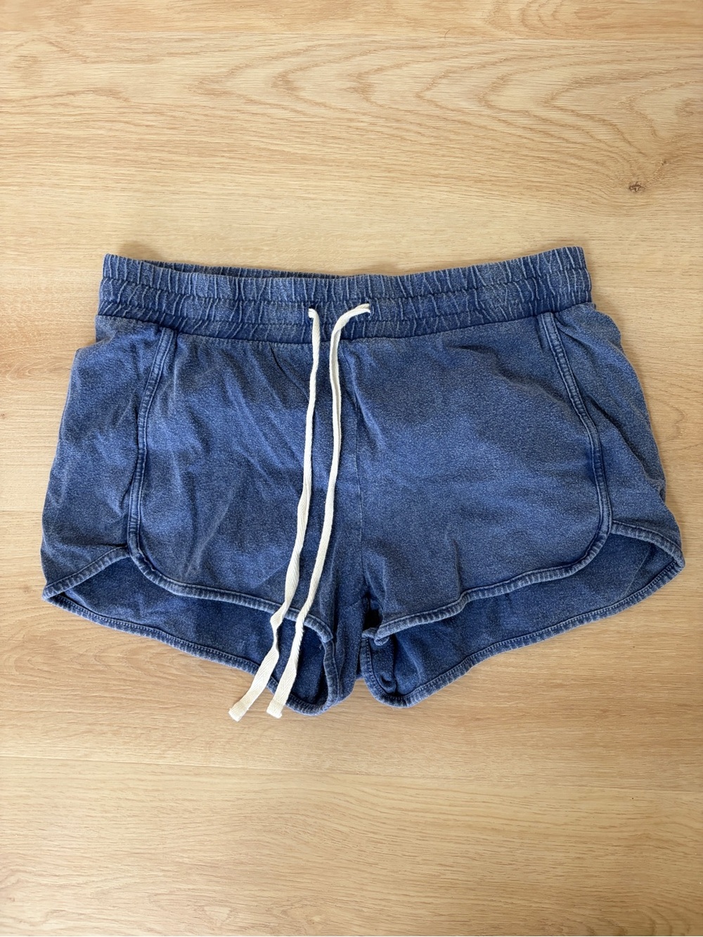 TOPSHOP Women's Blue Athletic Shorts - Casual Elastic Waist - Size 6